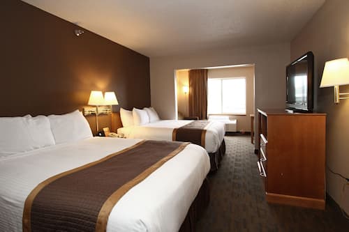Superior Room, Multiple Beds | Desk, laptop workspace, blackout drapes, iron/ironing board