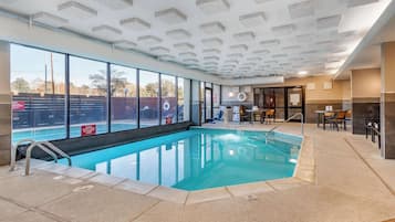 Indoor pool, outdoor pool