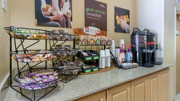 Free daily on-the-go breakfast