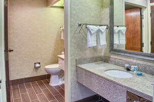 Suite Premium, 1 cama de matrimonio grande, no fumadores | Baño | Artículos de higiene personal gratuitos, secador de pelo y toallas