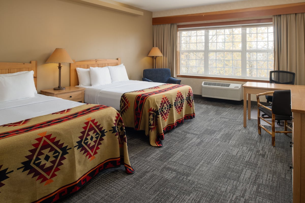 Pillowtop beds, in-room safe, desk, iron/ironing board