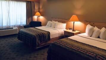 Pillow-top beds, in-room safe, desk, iron/ironing board