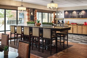 Free daily buffet breakfast