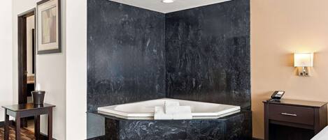 Suite, 1 King Bed, Non Smoking, Jetted Tub | Premium bedding, desk, iron/ironing board, free cots/infant beds