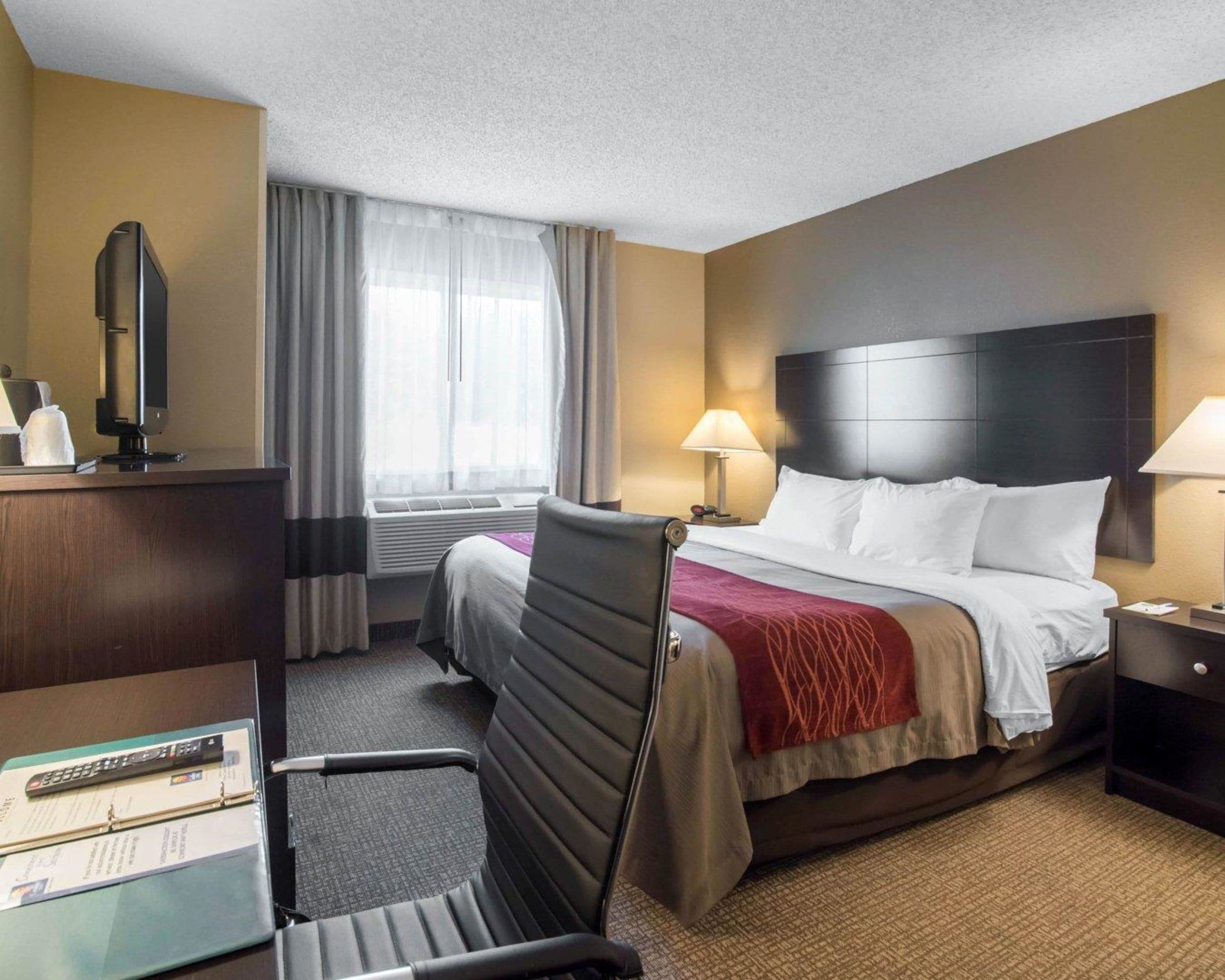 Room, 1 King Bed, Accessible, Non Smoking | Iron/ironing board, free cribs/infant beds, free rollaway beds