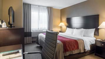 Room, 1 King Bed, Accessible, Non Smoking | Iron/ironing board, free cribs/infant beds, free rollaway beds