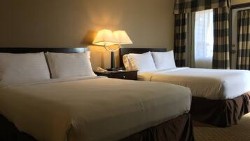 Standard Room, 2 Queen Beds | In-room safe, desk, blackout curtains, iron/ironing board