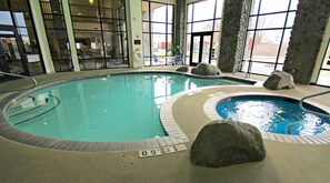 Indoor pool, outdoor pool
