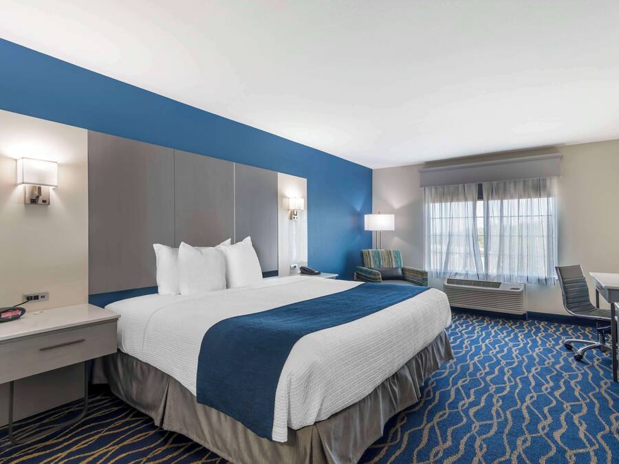 Standard Room, 1 King Bed, Non Smoking, Refrigerator & Microwave