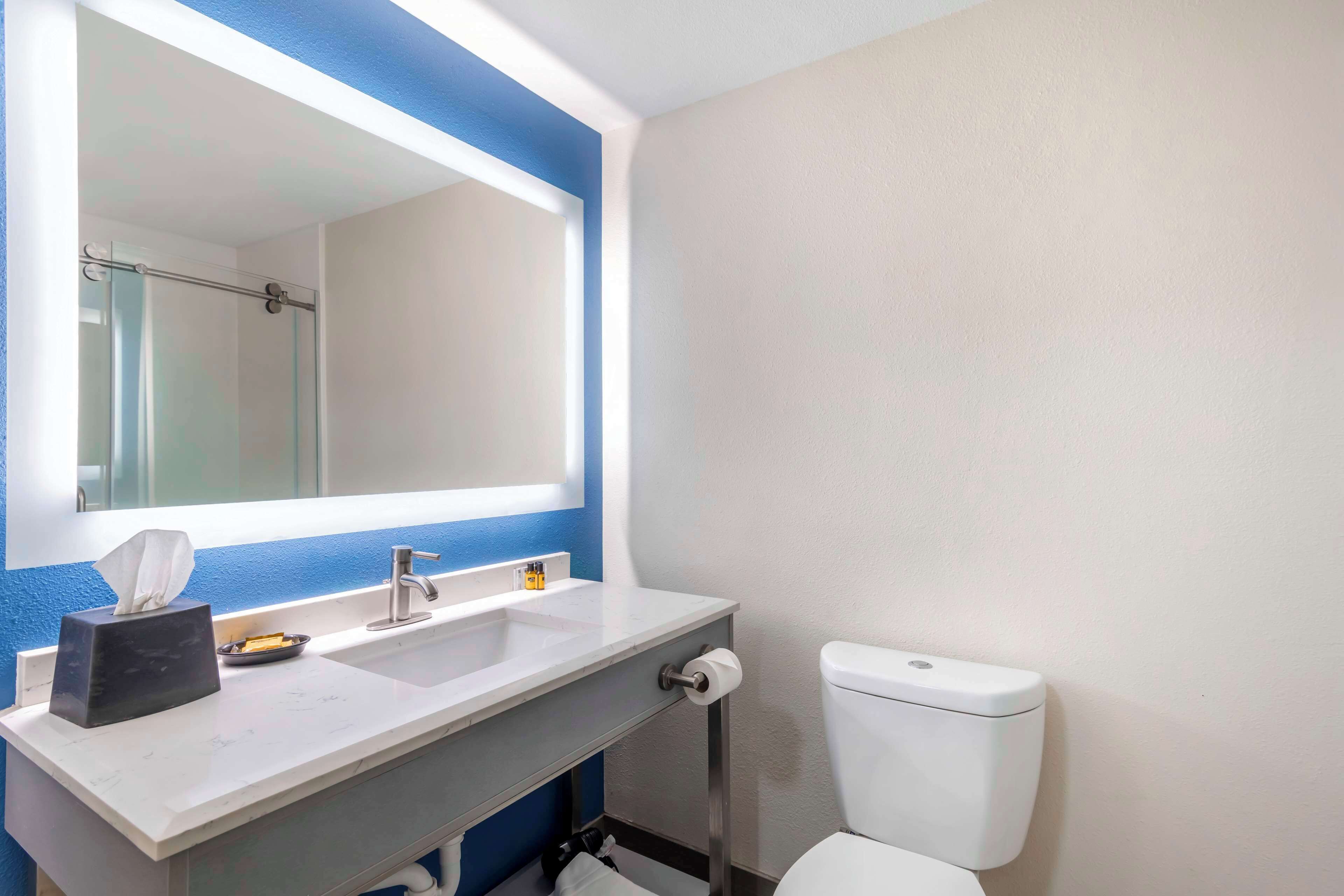 free toiletries, hair dryer, towels