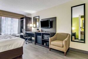 Habitación estándar, 1 cama Queen size, para no fumadores | Escritorio, cortinas blackout y insonorización 