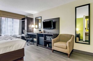 Standard Room, 1 Queen Bed, Non Smoking | Desk, blackout drapes, soundproofing, iron/ironing board