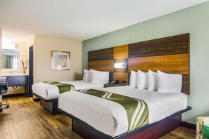 Standard Room, 2 Queen Beds, Non Smoking | Premium bedding, desk, laptop workspace, blackout curtains - Quality Inn & Suites Lake City (Lake City)