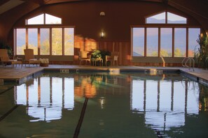 Indoor pool, seasonal outdoor pool