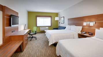 Standard Room, 2 Queen Beds | In-room safe, desk, iron/ironing board, free cots/infant beds