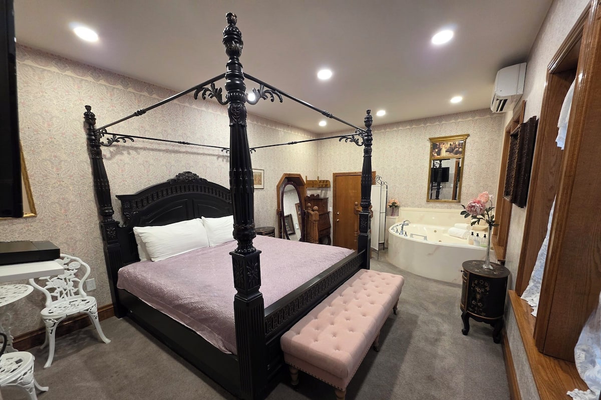 Ropa de cama de alta calidad y escritorio
