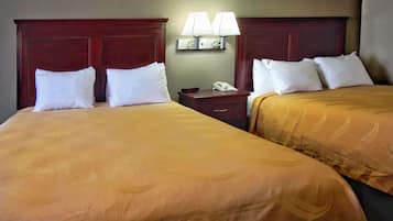 Room, 2 Queen Beds, Accessible, Non Smoking | Iron/ironing board, free cribs/infant beds, free WiFi, bed sheets