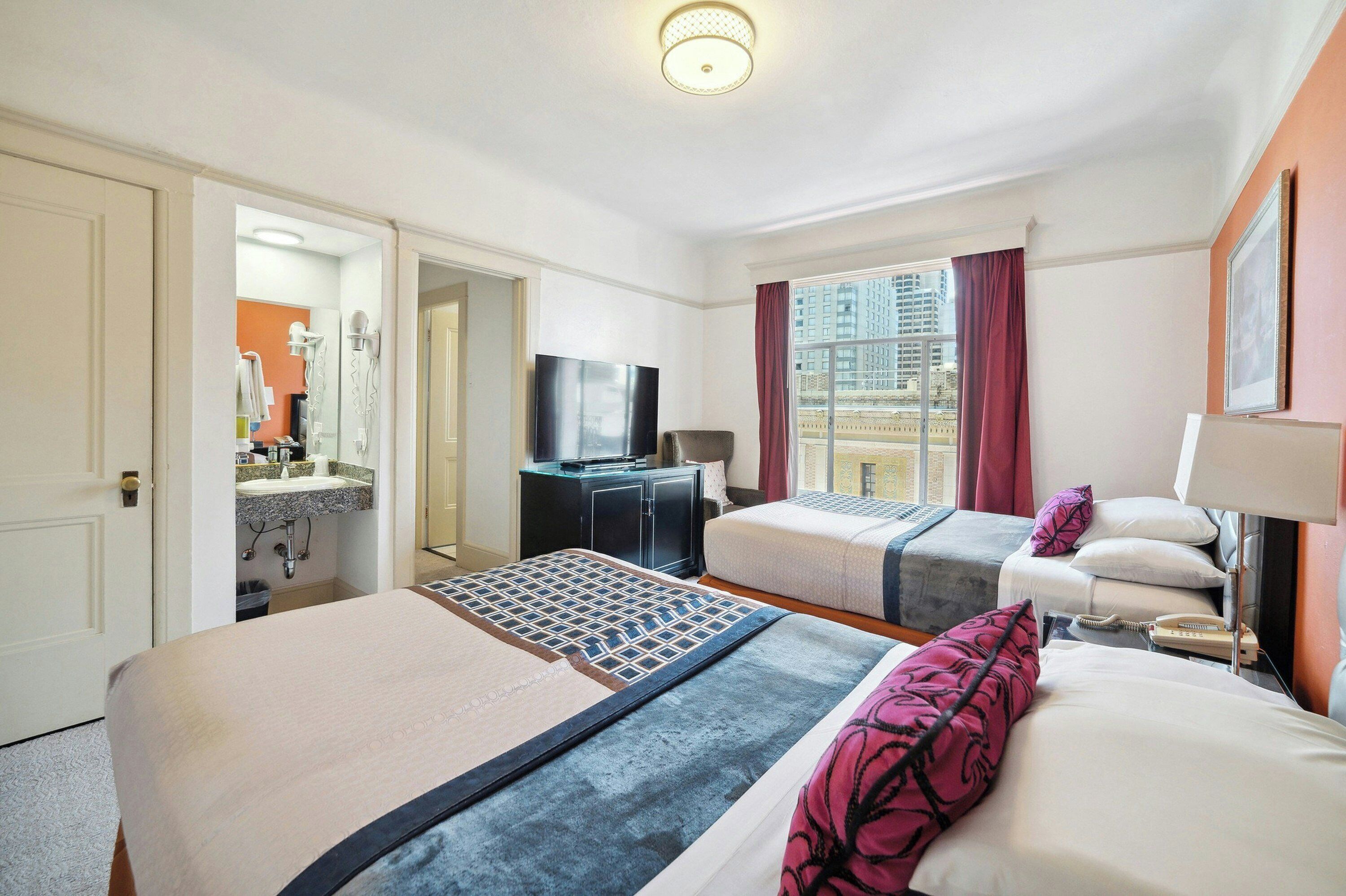 Desk, iron/ironing board, free WiFi, bed sheets