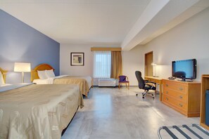 Standard Room, 2 Queen Beds, Non Smoking | Premium bedding, laptop workspace, soundproofing, iron/ironing board - Quality Inn & Suites CVG Airport (Hebron)