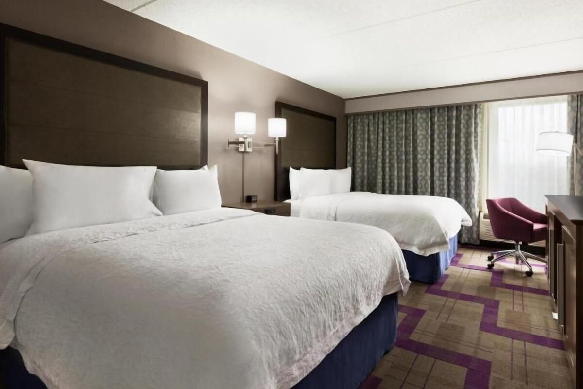 In-room safe, desk, laptop workspace, iron/ironing board