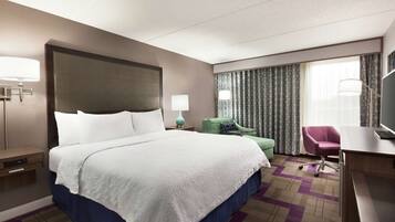 In-room safe, desk, laptop workspace, iron/ironing board