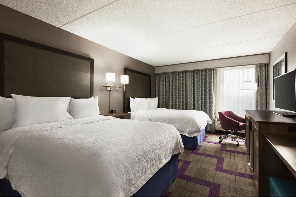 In-room safe, desk, laptop workspace, iron/ironing board