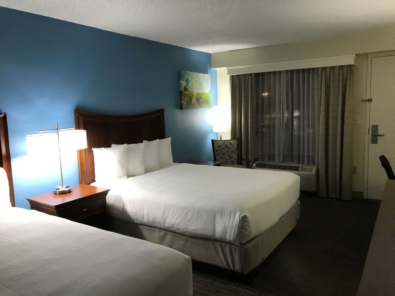 In-room safe, desk, laptop workspace, iron/ironing board