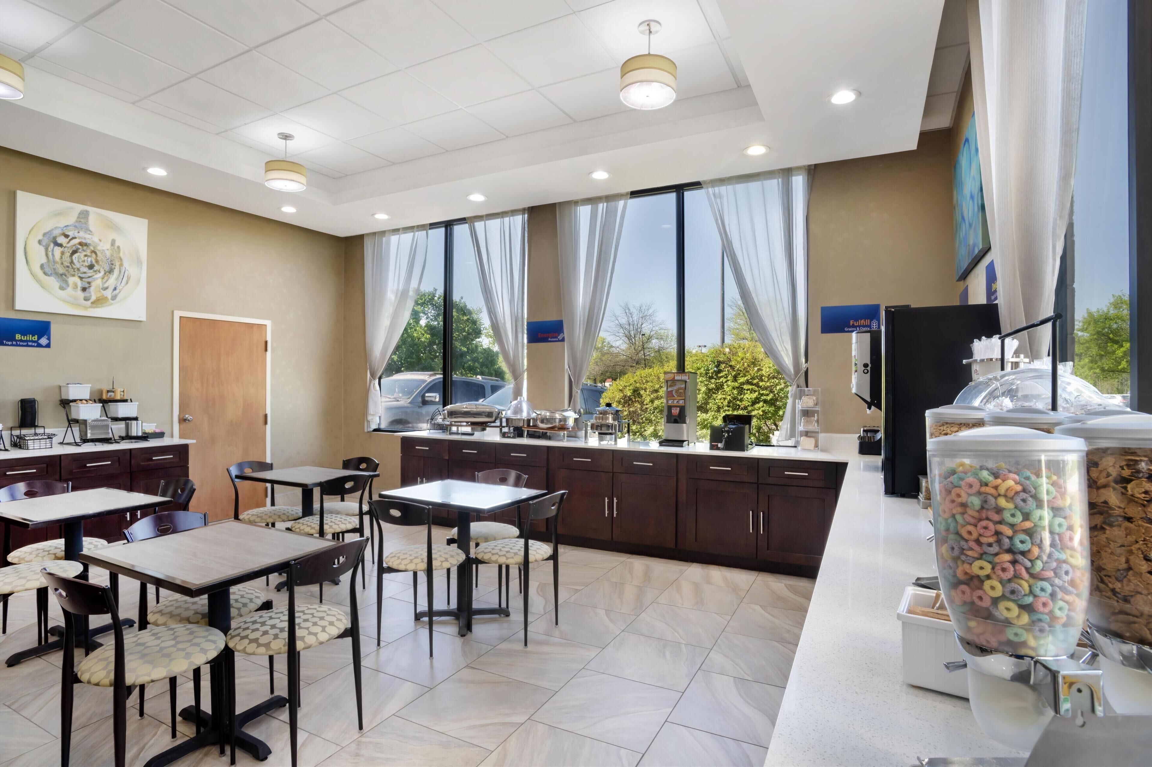 Free daily full breakfast 