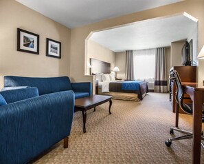 Suite, 1 King Bed with Sofa bed, Non Smoking | Desk, iron/ironing board, free cots/infant beds, rollaway beds - Quality Inn & Suites Dixon near I-88 (Dixon)