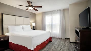 Two Bedroom Suite, Two Double and One Single Bed, Non-Smoking | 1 bedroom, premium bedding, desk, iron/ironing board