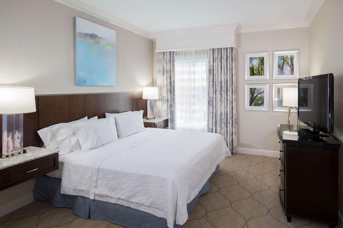 In-room safe, desk, laptop workspace, blackout drapes