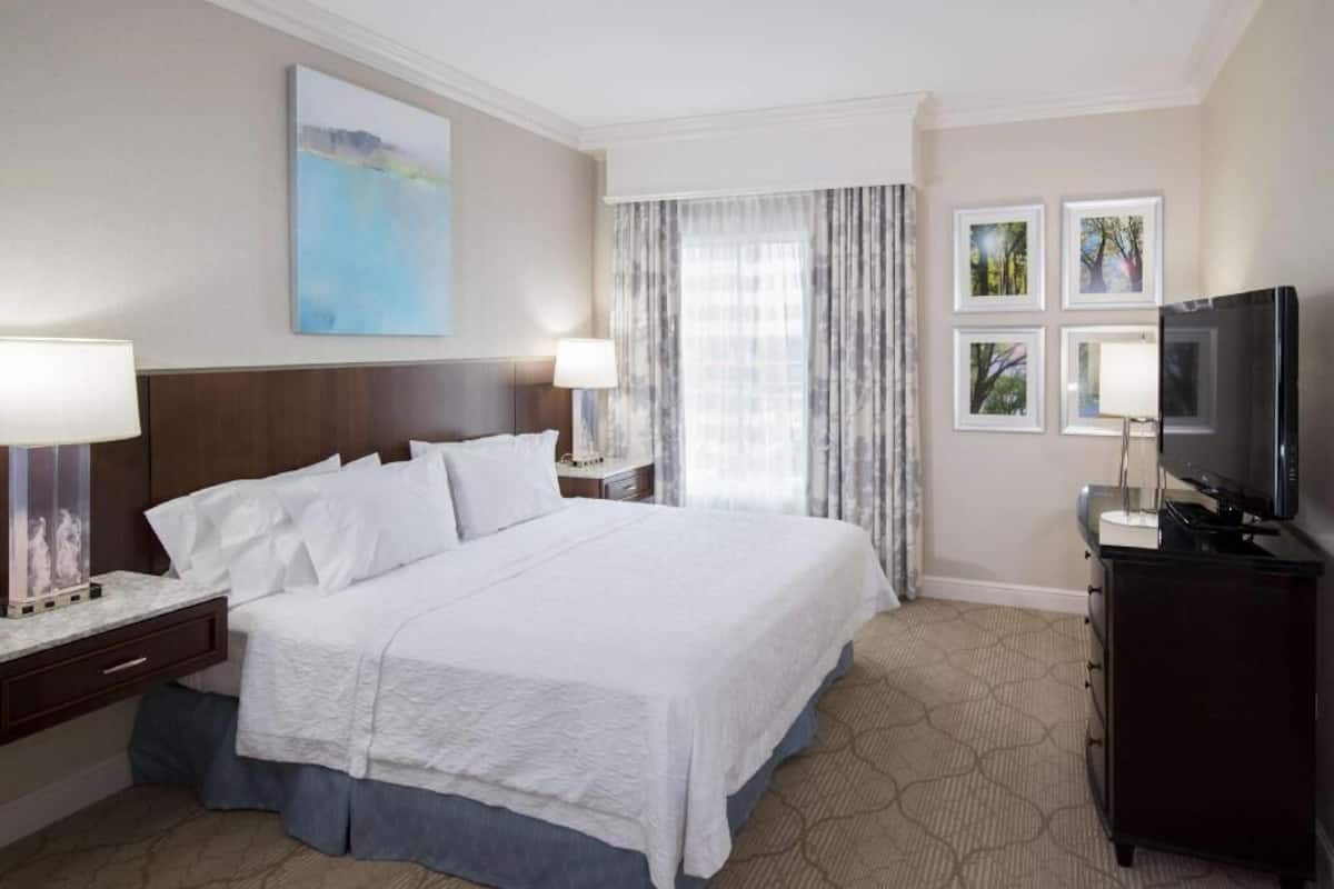 In-room safe, desk, laptop workspace, blackout drapes