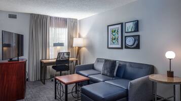 Premium bedding, individually furnished, desk, laptop workspace