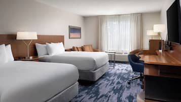 Room, Multiple Beds | In-room safe, desk, iron/ironing board, free WiFi