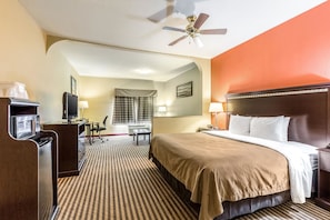 Suite, 1 King Bed with Sofa bed, Accessible, Non Smoking | In-room safe, desk, laptop workspace, blackout drapes