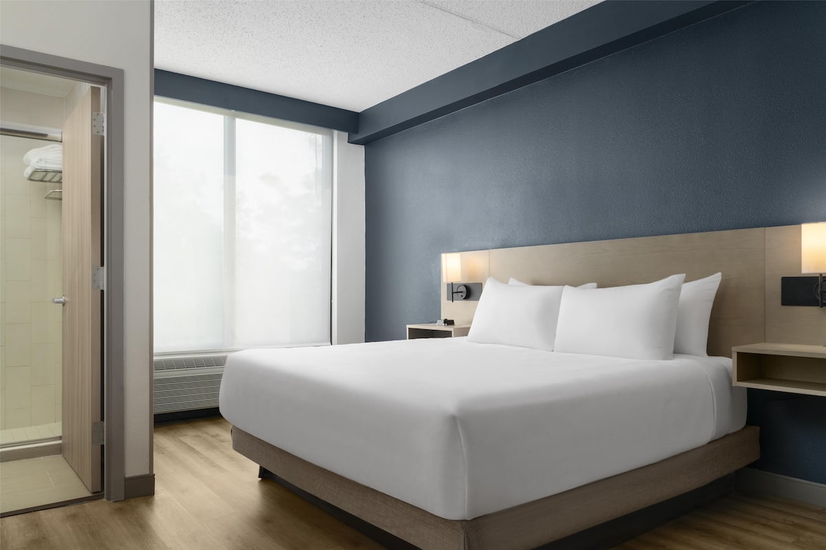 1 chambre, literie de qualité supérieure, couette en duvet d'oie