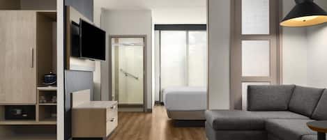 1 bedroom, premium bedding, down comforters, in-room safe