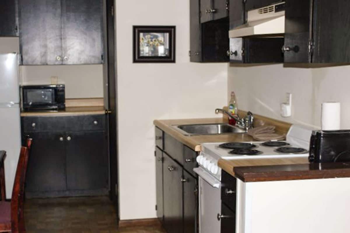 Suite, Multiple Beds, Non Smoking, Kitchen | Private kitchen | Fridge, microwave