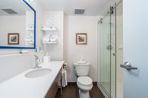 Bathroom shower - Hampton Inn & Suites Flagstaff (Flagstaff)