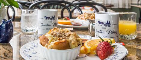 Free daily full breakfast