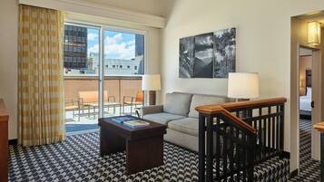 Suite, 1 Bedroom | Living room | Flat-screen TV, iPod dock