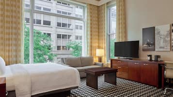 Egyptian cotton sheets, premium bedding, desk, blackout drapes