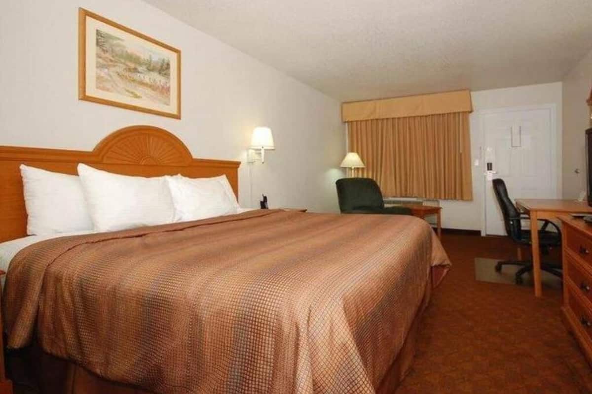 Desk, laptop workspace, iron/ironing board, free WiFi