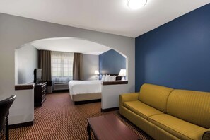 Suite, 1 King Bed with Sofa bed, Non Smoking | Pillowtop beds, desk, laptop workspace, iron/ironing board - Quality Inn & Suites Oklahoma City North (Oklahoma City)
