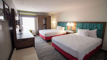Two Double Beds Accessible | Premium bedding, down comforters, in-room safe, blackout drapes