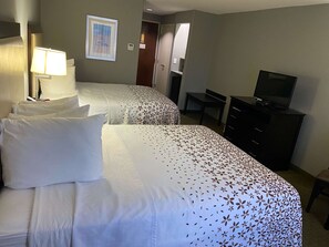 Standard Room, 2 Queen Beds, Non Smoking, Refrigerator & Microwave