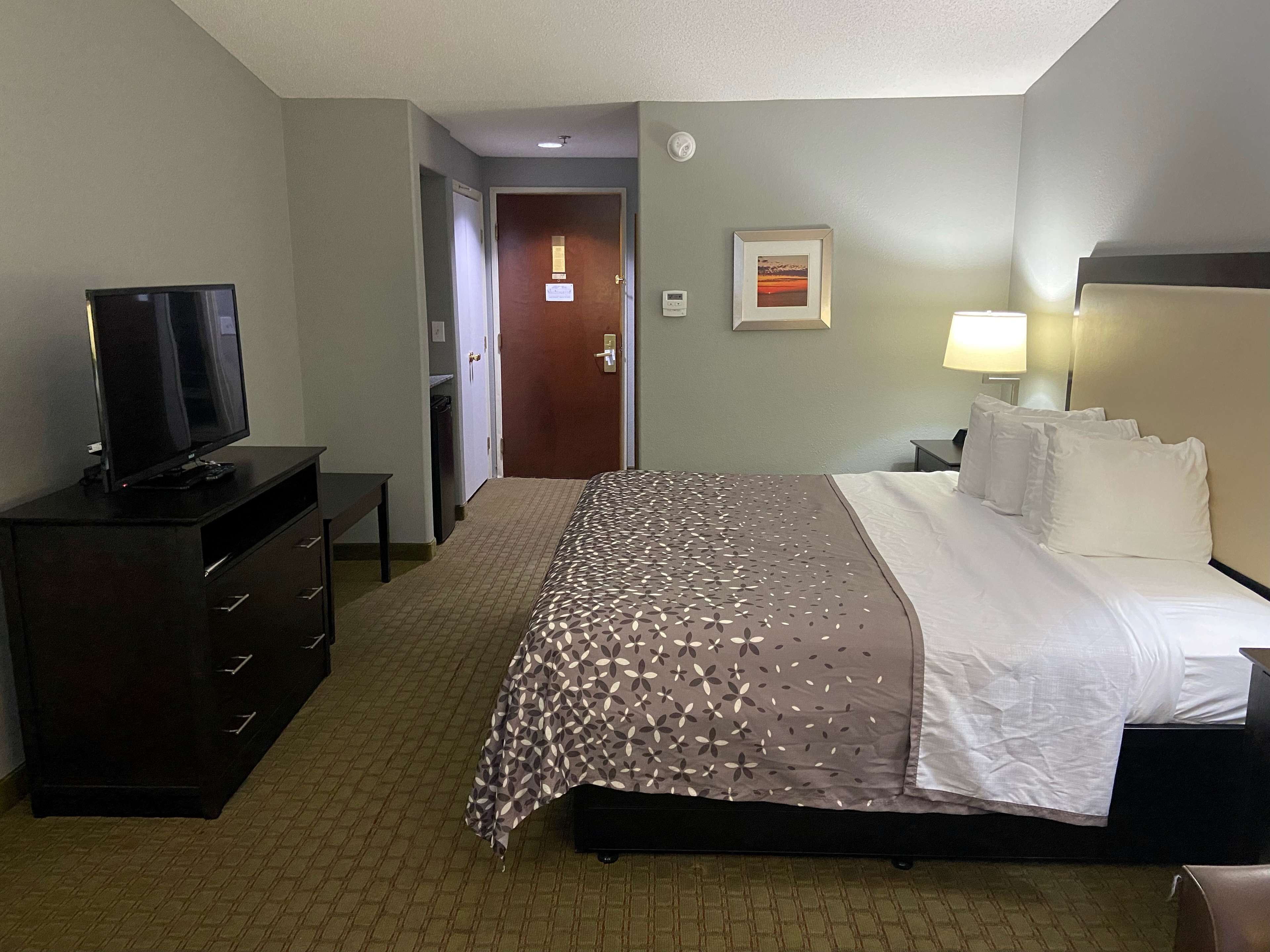 standard room, 1 king bed with sofa bed, non smoking, refrigerator & microwave (with sofabed) | hypo-allergenic bedding, pillow-top beds, desk, laptop workspace