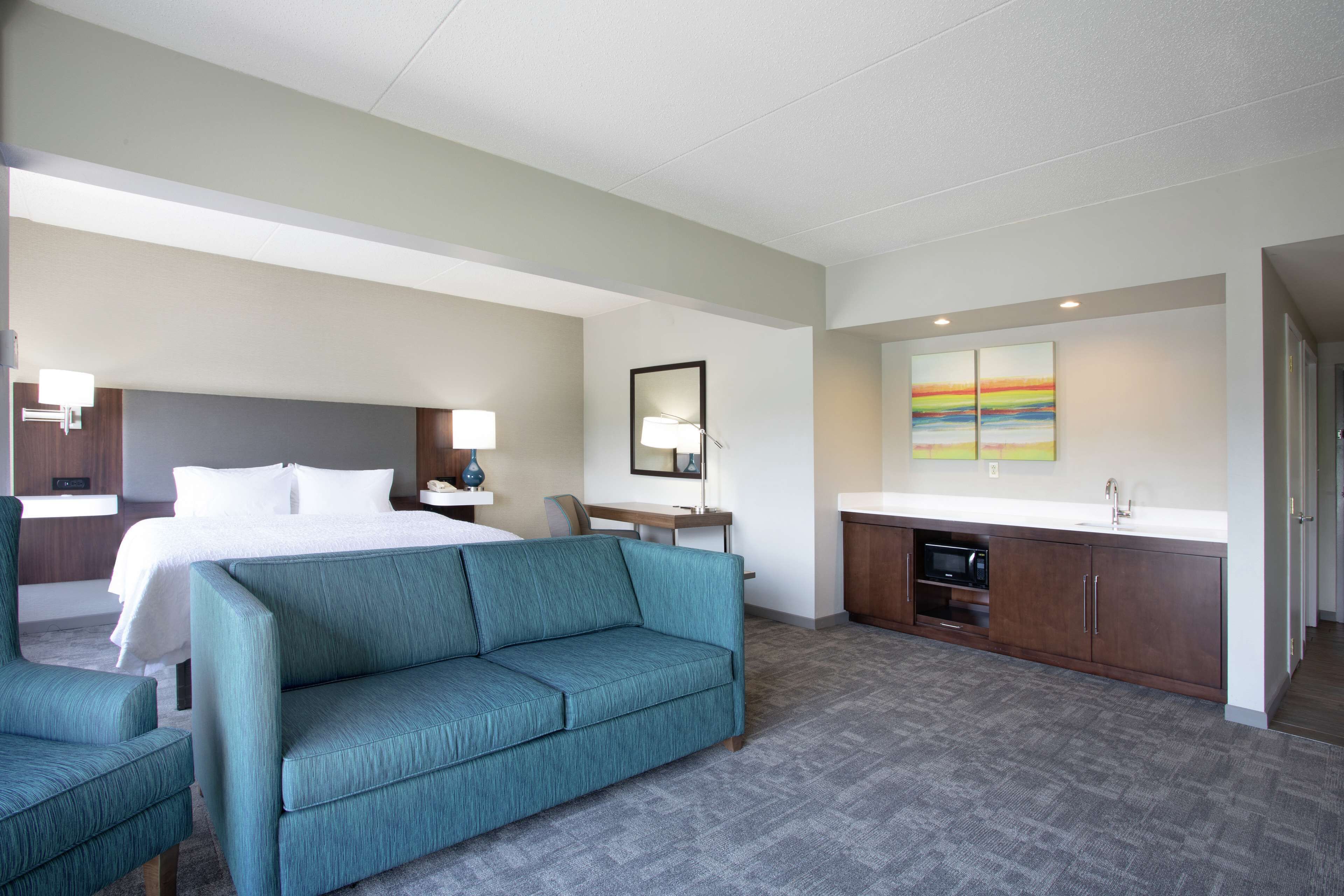 suite, 1 king bed, non smoking | private kitchen | fridge, coffee/tea maker