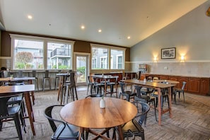 Free daily self-service breakfast