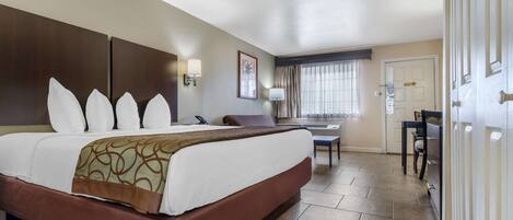 Standard Room, 1 King Bed, Non Smoking, Refrigerator & Microwave
